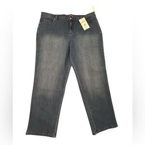 Gloria Vanderbilt Amanda Classic Tapered Leg Magical Stretch Jeans 18WS NWT